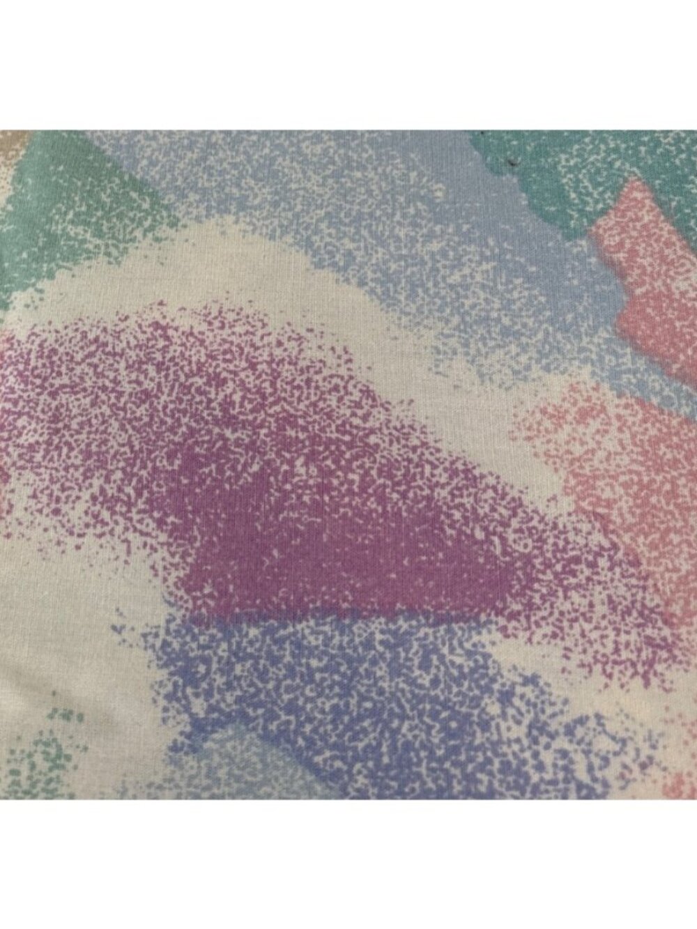 Colorful Abstract Cotton Fabric Pastel Multicolor Splatter Design 11"x40"
